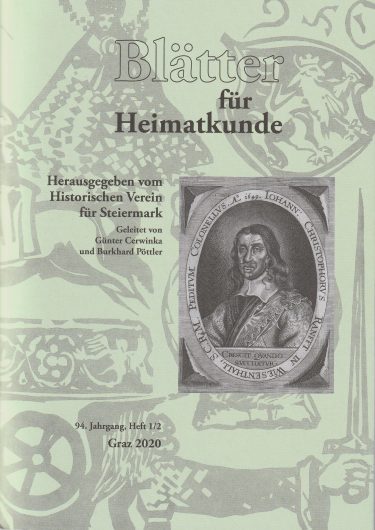 Blätter für Heimatkunde 1/2 2020 Blätter 1 2 20 375x530 - Blätter für Heimatkunde 1/2 2020