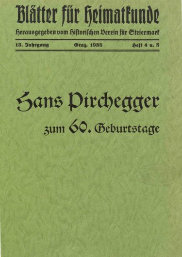 Jahrgang 13 (1935) Blätter Jg13 Titelseite 375x530 - Jahrgang 13 (1935)