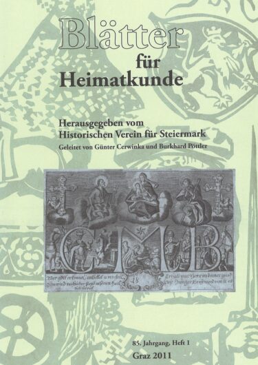 Blaetter Jg85 Titelseite 375x530 - Blätter für Heimatkunde 2011