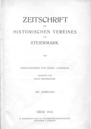 Zeitschrift Jahrgang 12 Titelseite 375x530 - Zeitschrift 12 (1914)