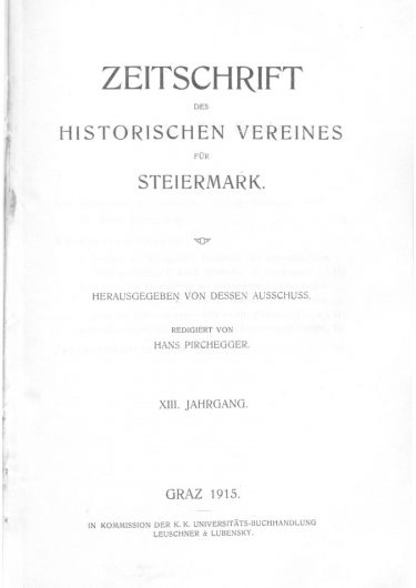 Zeitschrift Jg13 Titelseite 375x530 - Zeitschrift 13 (1915)