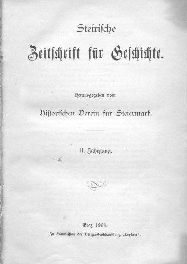 Zeitschrift Jg2 Titelseite 375x530 - Zeitschrift 2 (1904)