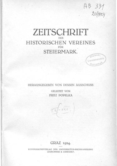 Zeitschrift Jg20 Titelseite 375x530 - Zeitschrift 20 (1924)