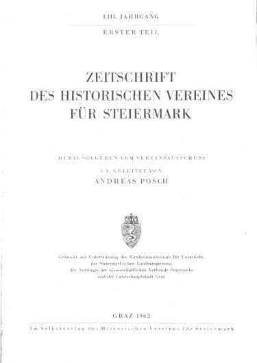 Zeitschrift Jg53 T1 Titelseite 375x530 - Jahrgang 53 (1962)