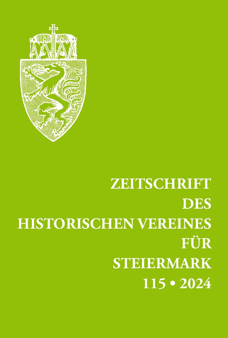 Zeitschrift des Historischen Vereines Fuer Steiermark 2024 Umschlag 1 pdf - Zeitschrift des Historischen Vereins für Steiermark 115, 2024