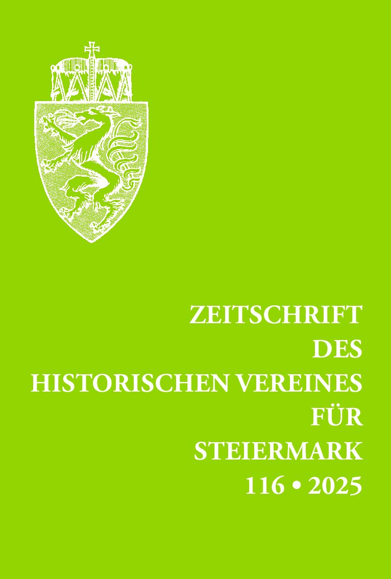 Zeitschrift des Historischen Vereins fuer Steiermark 116 2025 2 pdf - Zeitschrift des Historischen Vereins für Steiermark 116, 2025
