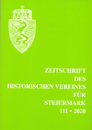 Zeitschrift 111 2020 375x530 - Zeitschrift des Historischen Vereines für Steiermark 111, 2020